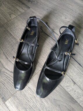 Zara heels with buckle